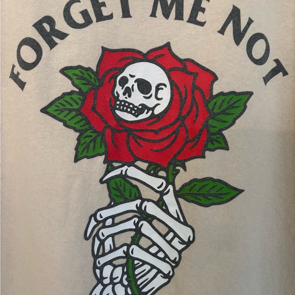 Rest Easy Tshirt skull Day of the Dead Halloween - Picture 1 of 6